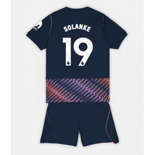 Tottenham Hotspur Dominic Solanke #19 Bortadräkt Barn 2026-27 Kortärmad (+ Korta byxor)